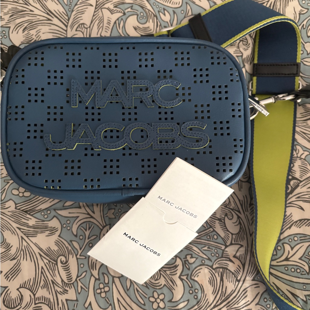 Marc Jacobs Blue And Green Belt Bag